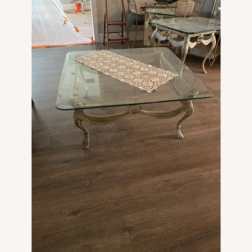 Used Glass Coffee Table  for sale on AptDeco