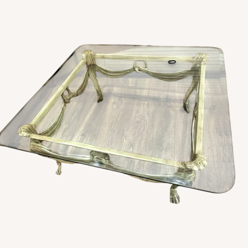 Used Glass Coffee Table  for sale on AptDeco
