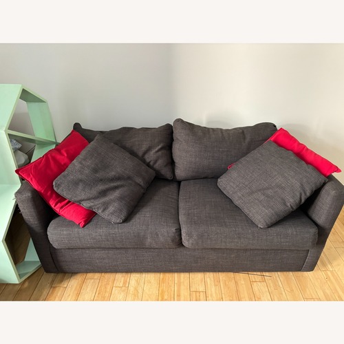 Used KFI Seating Dark Gray Fabric Sleeper Sofa for sale on AptDeco