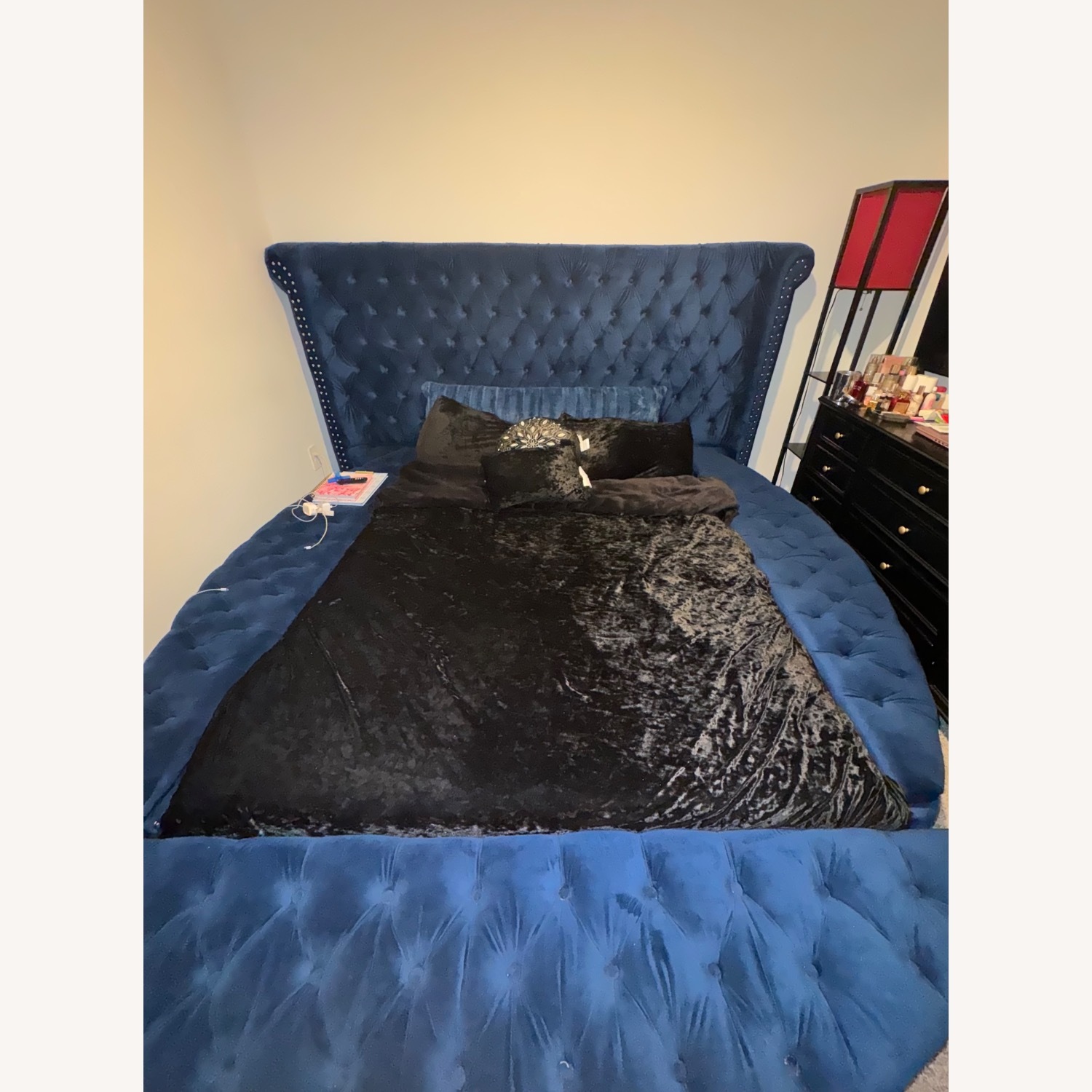 Wildon Home Wingback Bed Queen - image-1