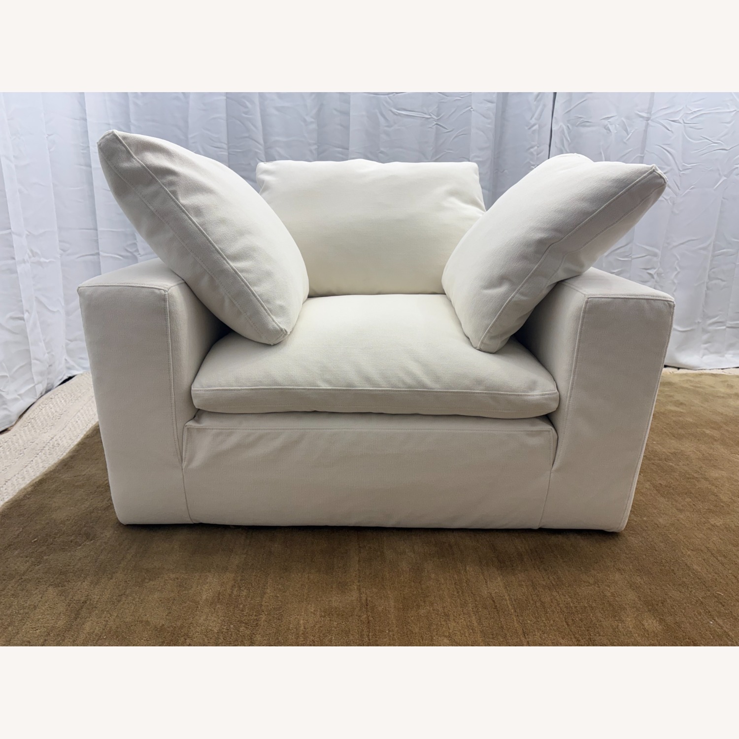 Restoration Hardware Cloud Chair Classic 40" Natural - image-17