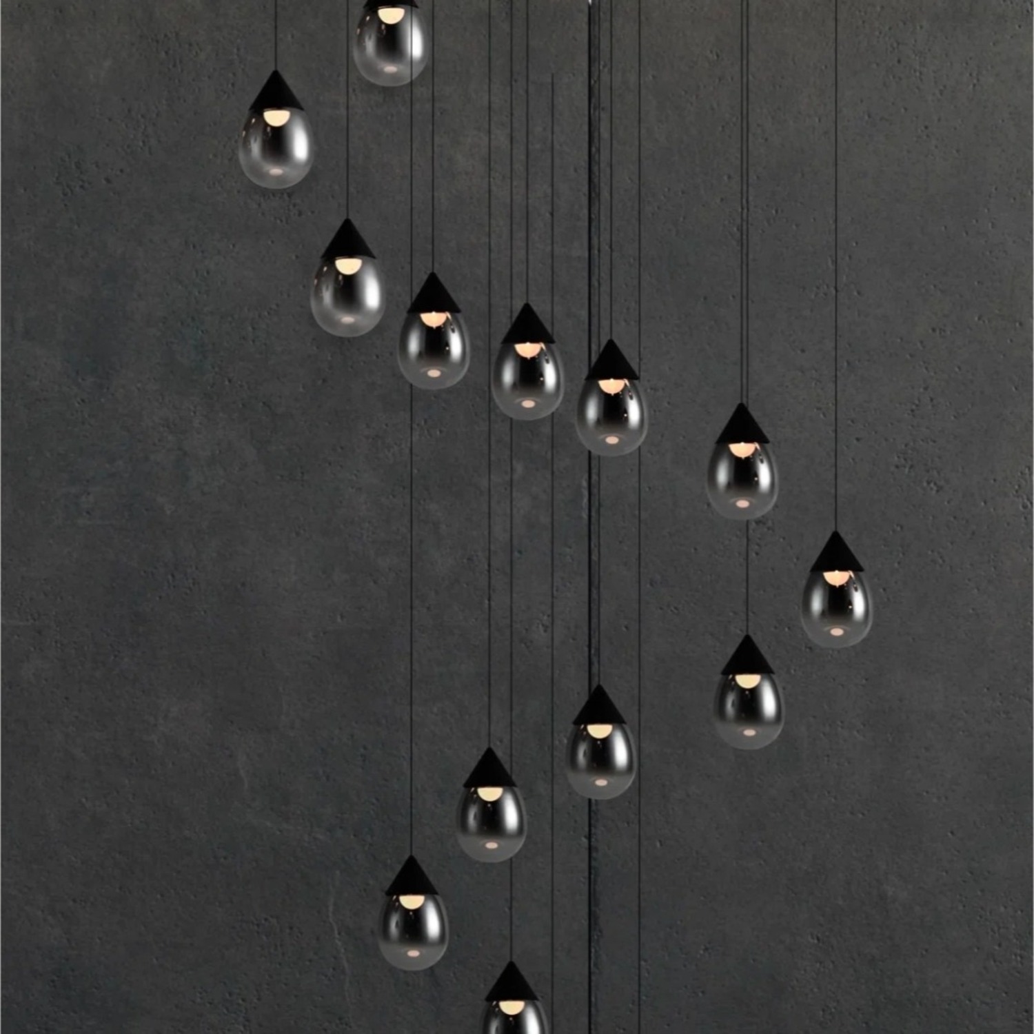 ET2 Contemporary Lighting Black Ceiling Lamp - image-2