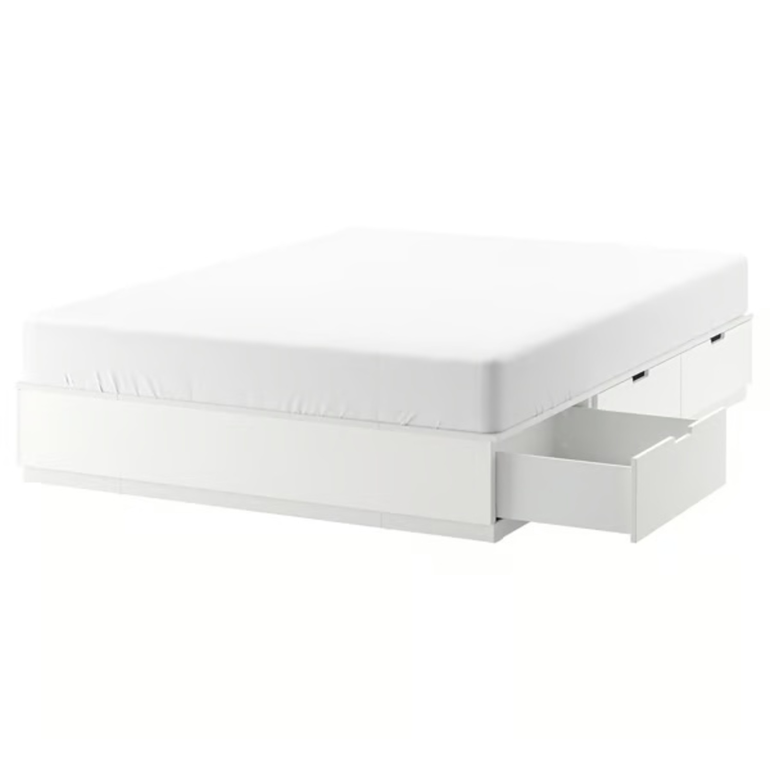 IKEA NORDLI White Queen Bed - image-0