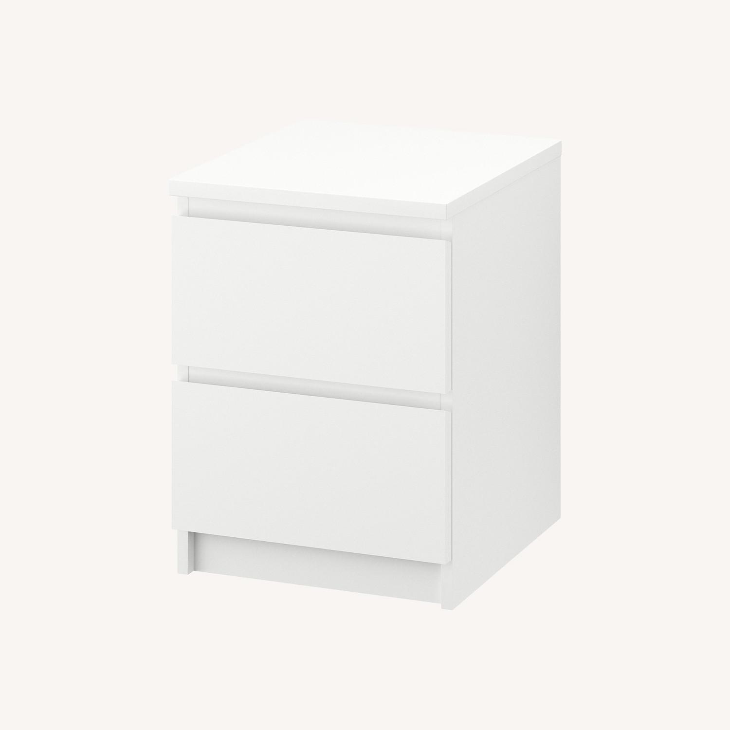 IKEA White Wood Side Table - image-0