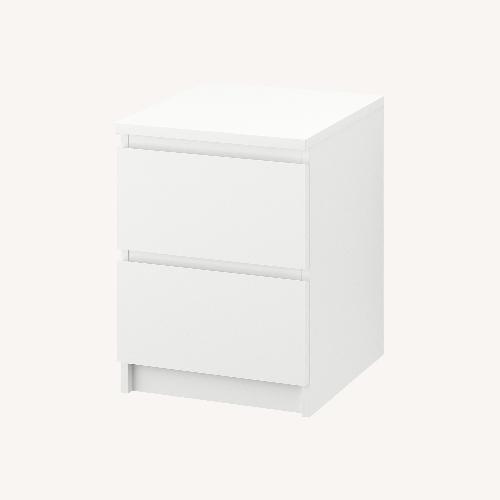 Used IKEA White Wood Side Table for sale on AptDeco