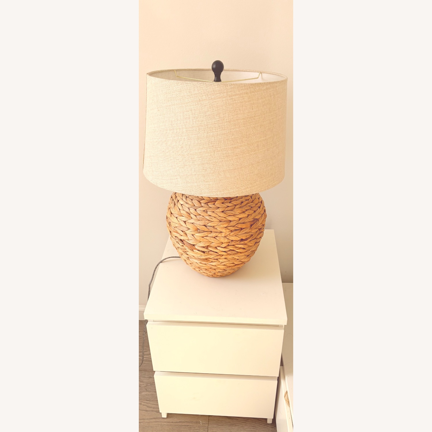 IKEA White Wood Side Table - image-2