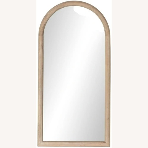 Used Four Hands Gulliver Floor Mirror Whitewash Acacia  for sale on AptDeco