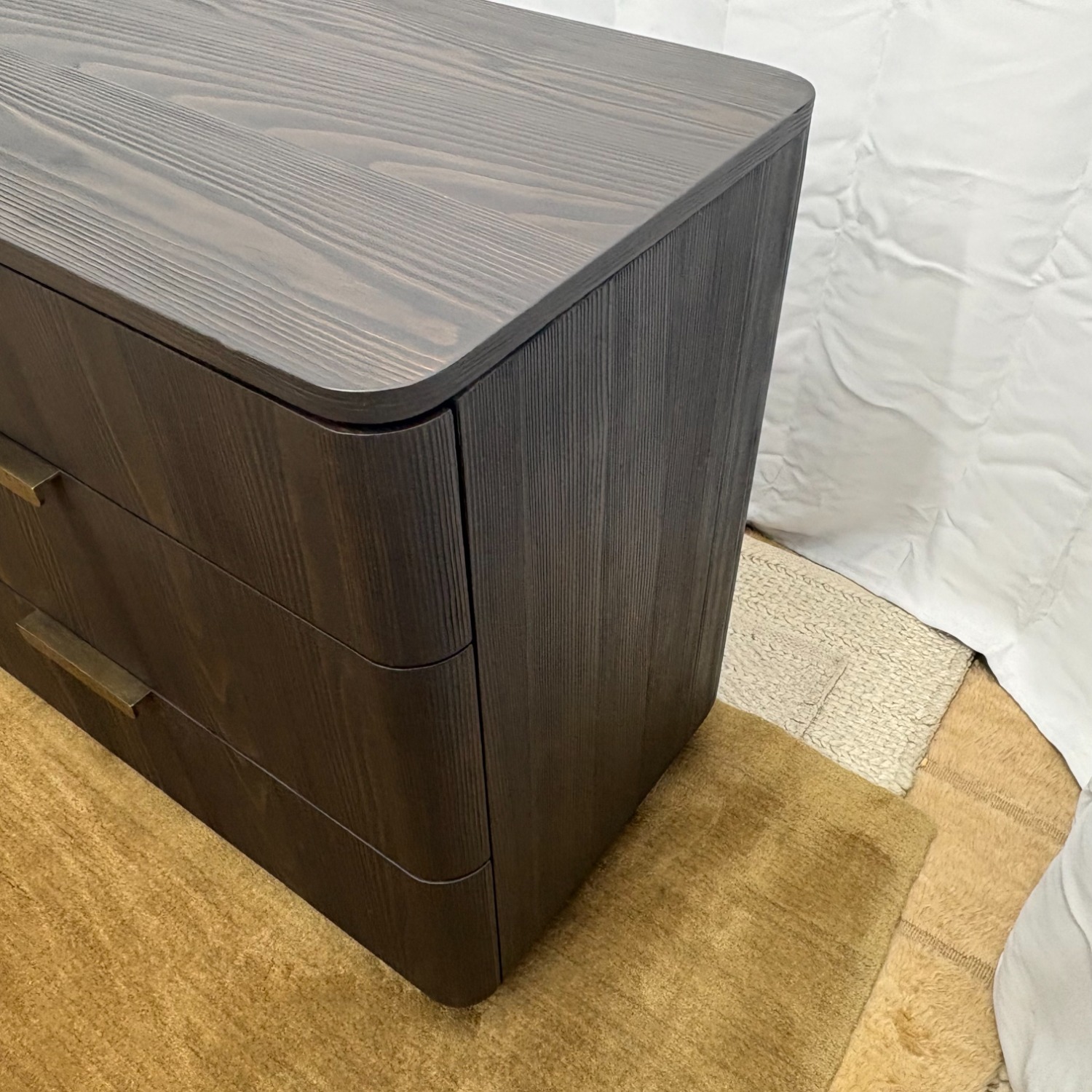 Restoration Hardware Ciro 6 Drawer Dresser Black - image-8