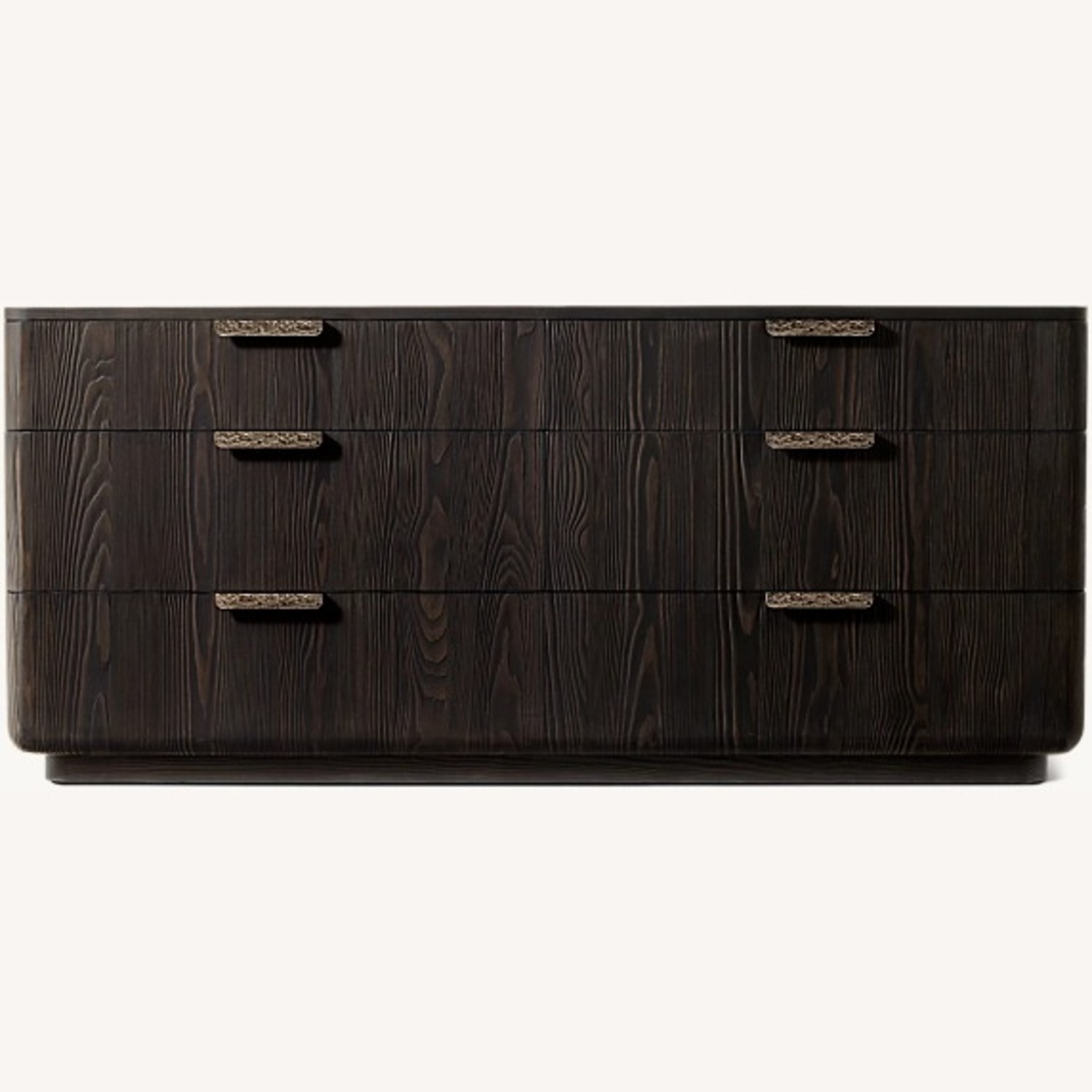 Restoration Hardware Ciro 6 Drawer Dresser Black - image-1