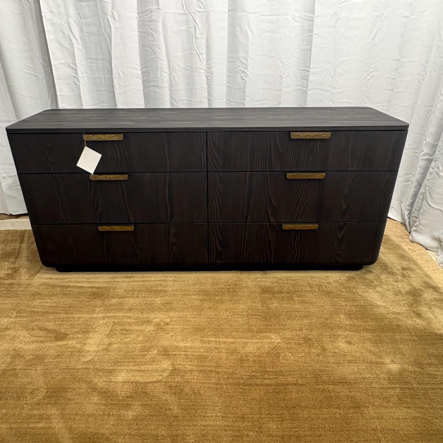 Restoration Hardware Ciro 6 Drawer Dresser Black - image-21