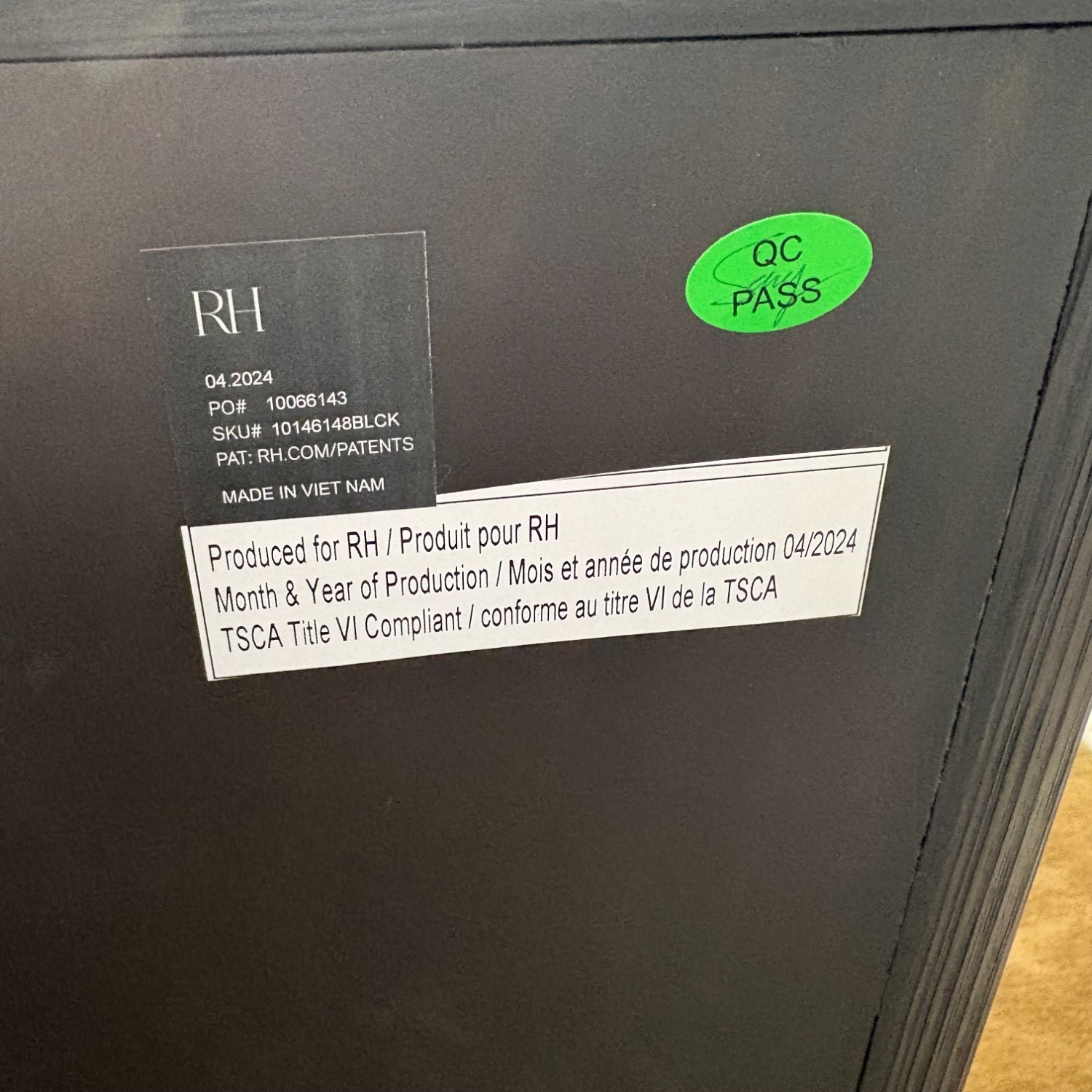 Restoration Hardware Ciro 6 Drawer Dresser Black - image-14