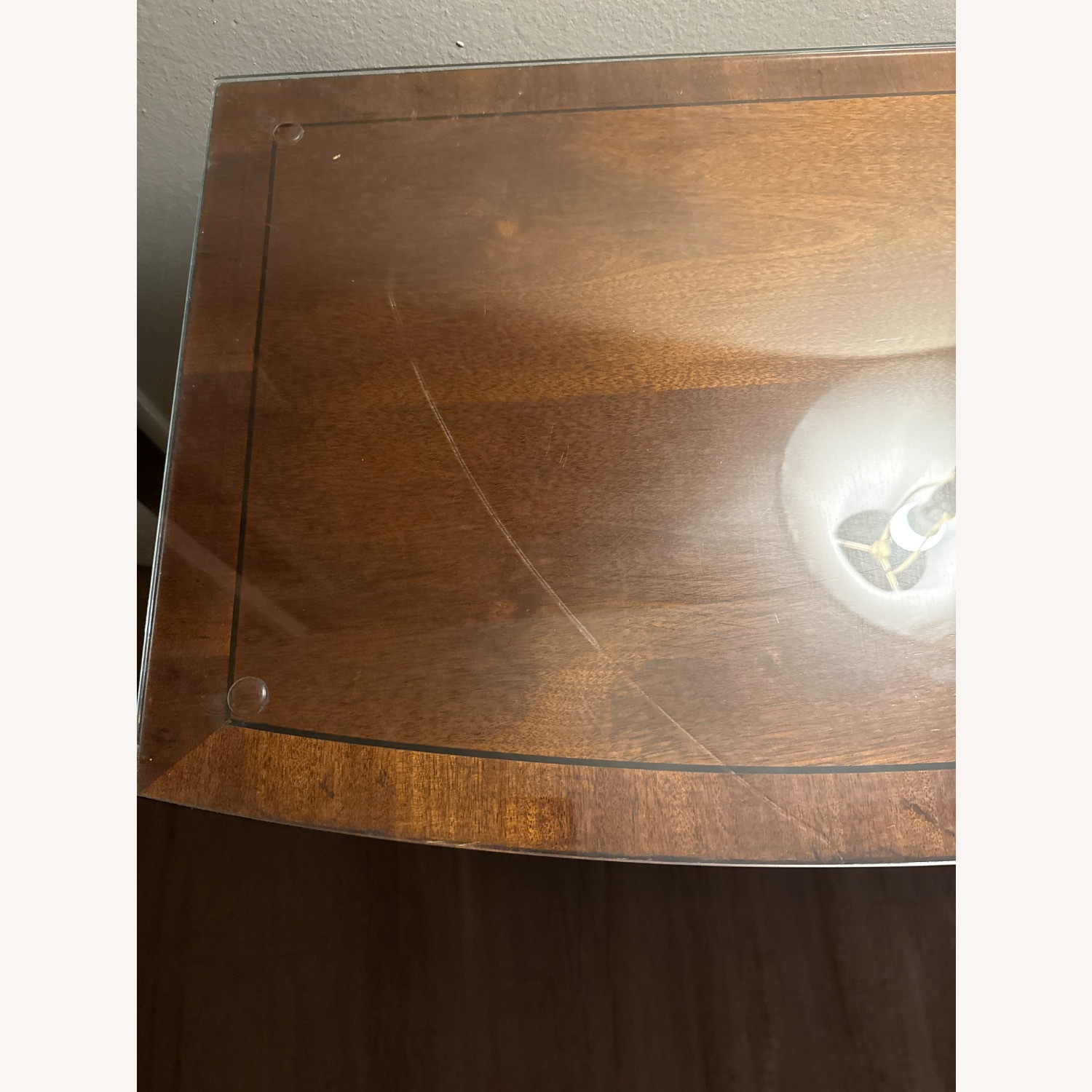 Vintage/Antique Dark Brown Wood Dresser - image-4