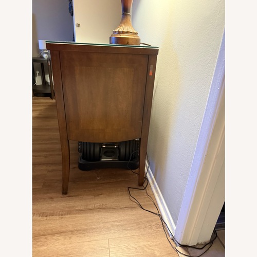 Used Vintage/Antique Dark Brown Wood Dresser for sale on AptDeco