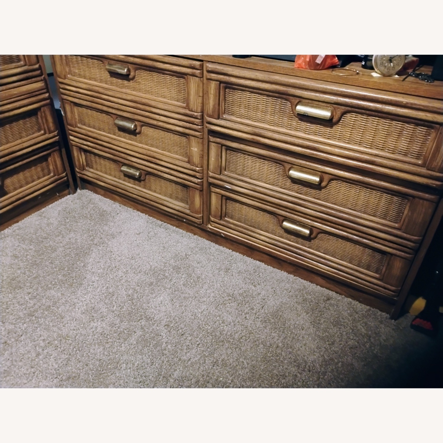 Vintage Wood Dresser  - image-1