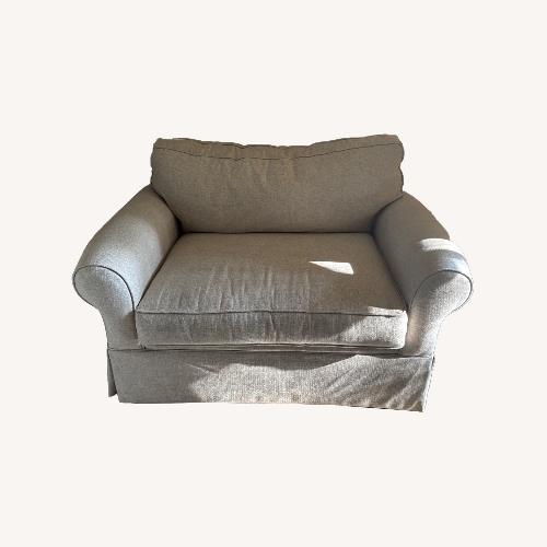 Used Raymour & Flanigan Natural Chair and a Half for sale on AptDeco