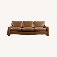 Pottery Barn Turner Square Arm Leather Sofa