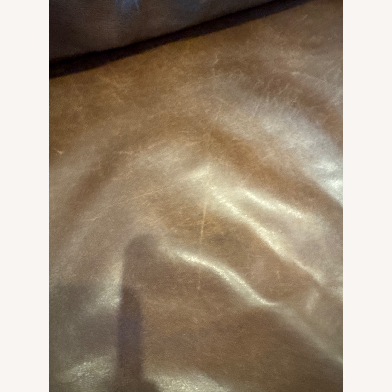 Pottery Barn Turner Square Arm Leather Sofa - image-5