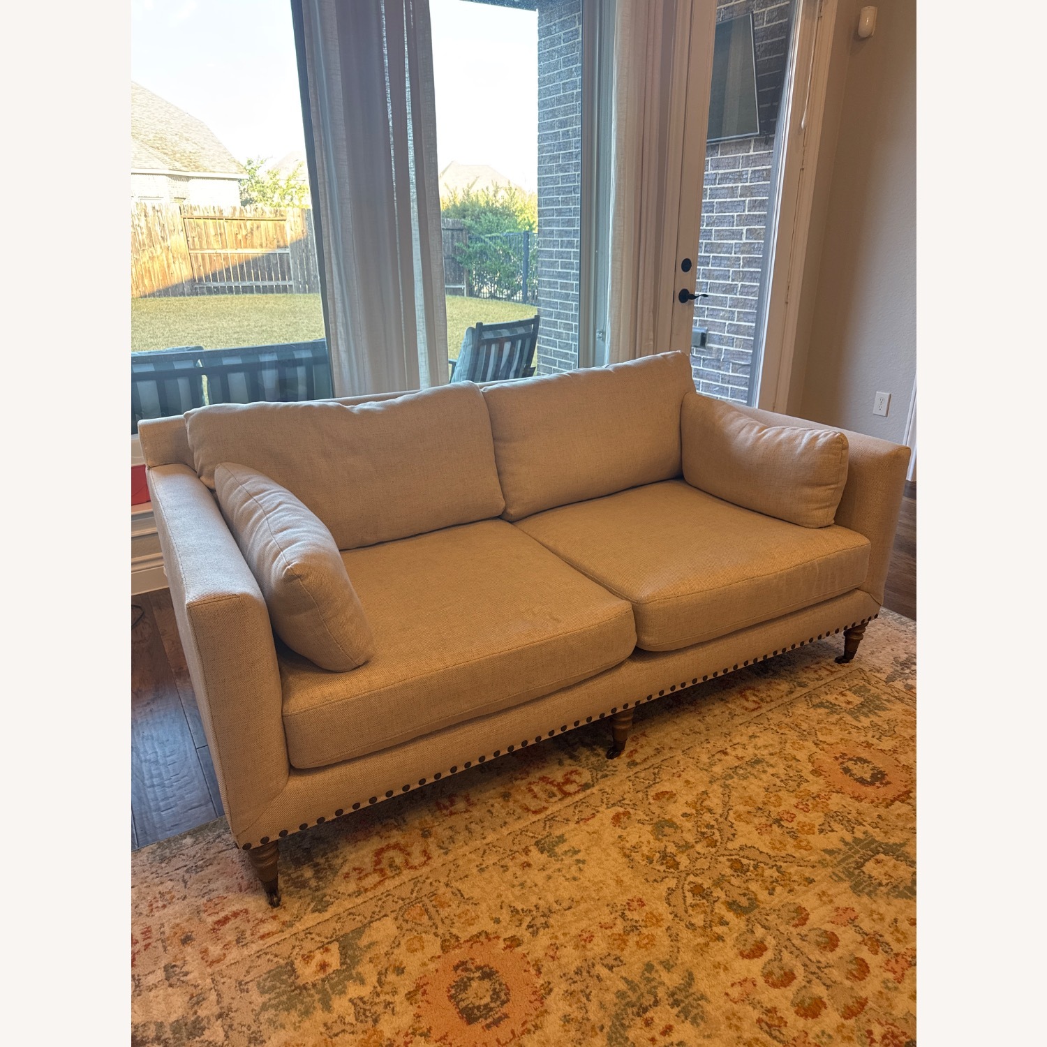 Pottery Barn Tallulah Upholstered Sofa - image-2