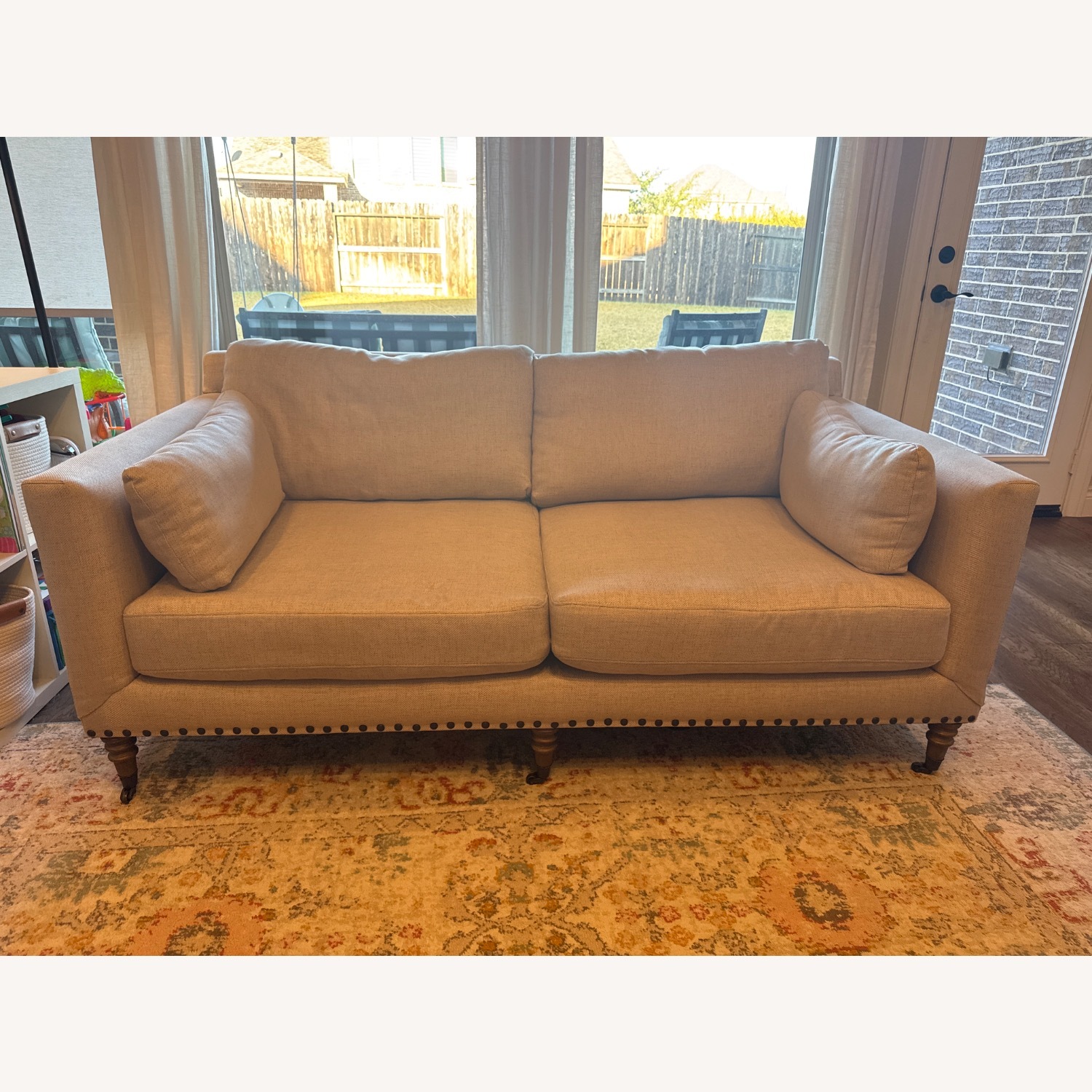 Pottery Barn Tallulah Upholstered Sofa - image-1