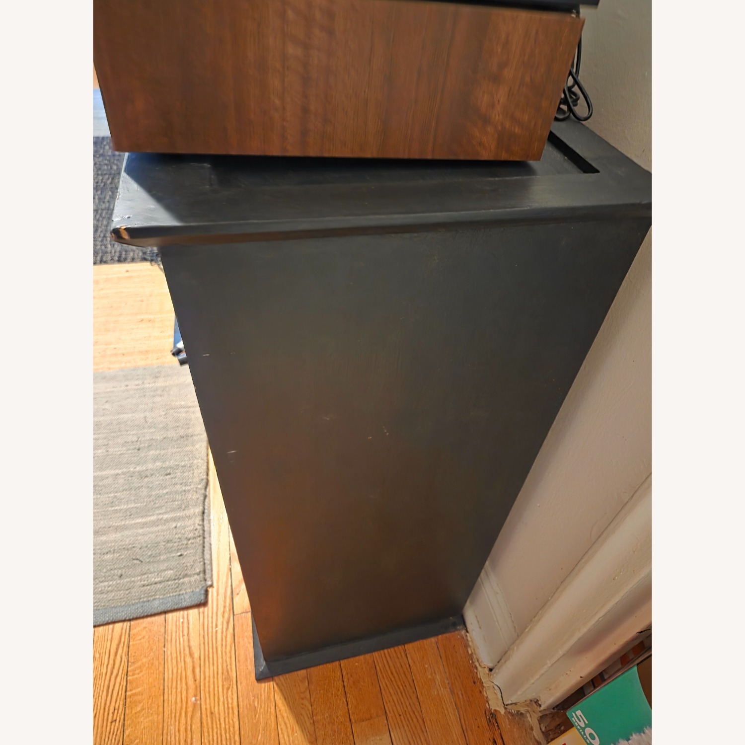 Black Wood Bookcase - image-2