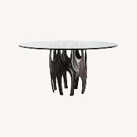 Arteriors Naomi Glass Dining Table