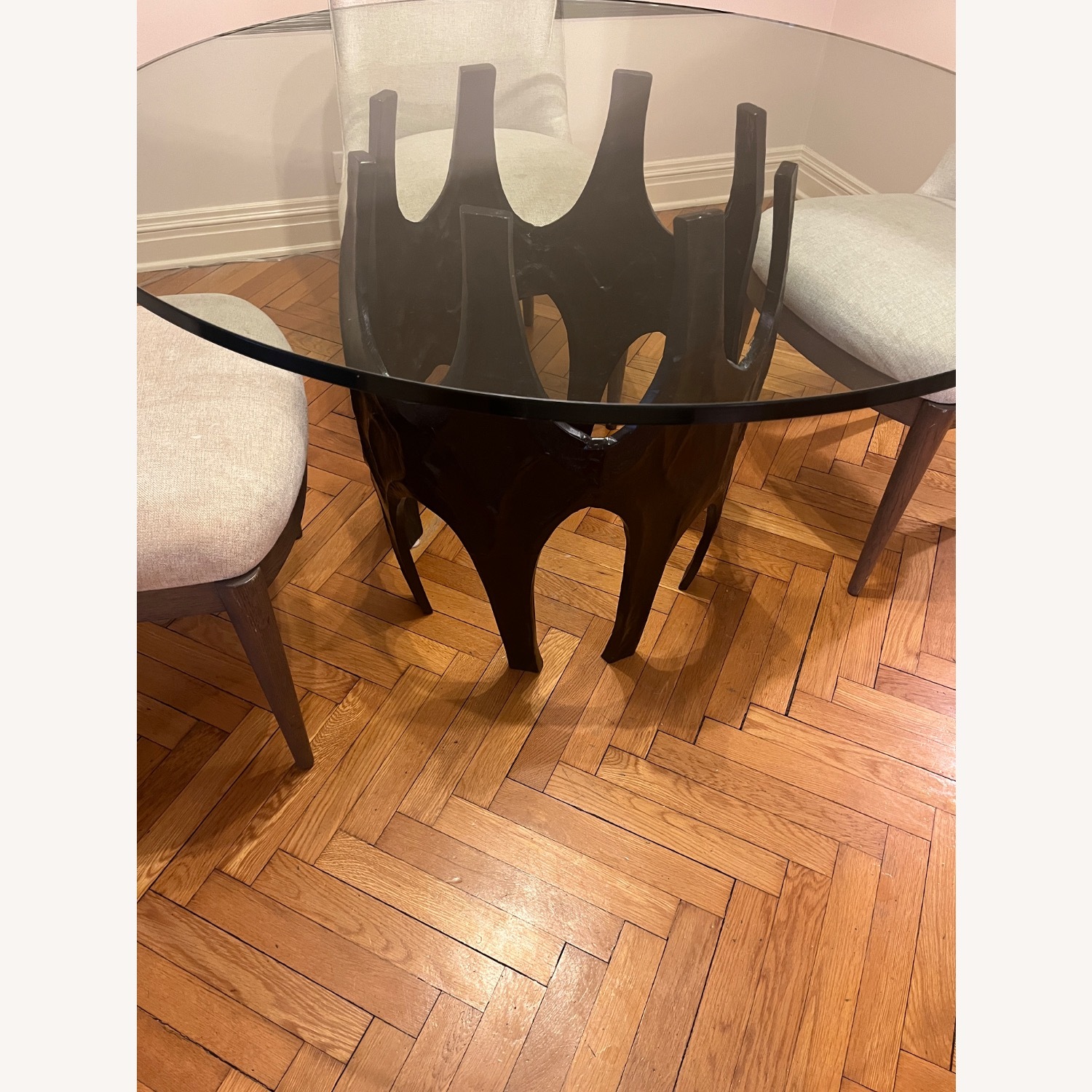 Arteriors Naomi Glass Dining Table - image-3