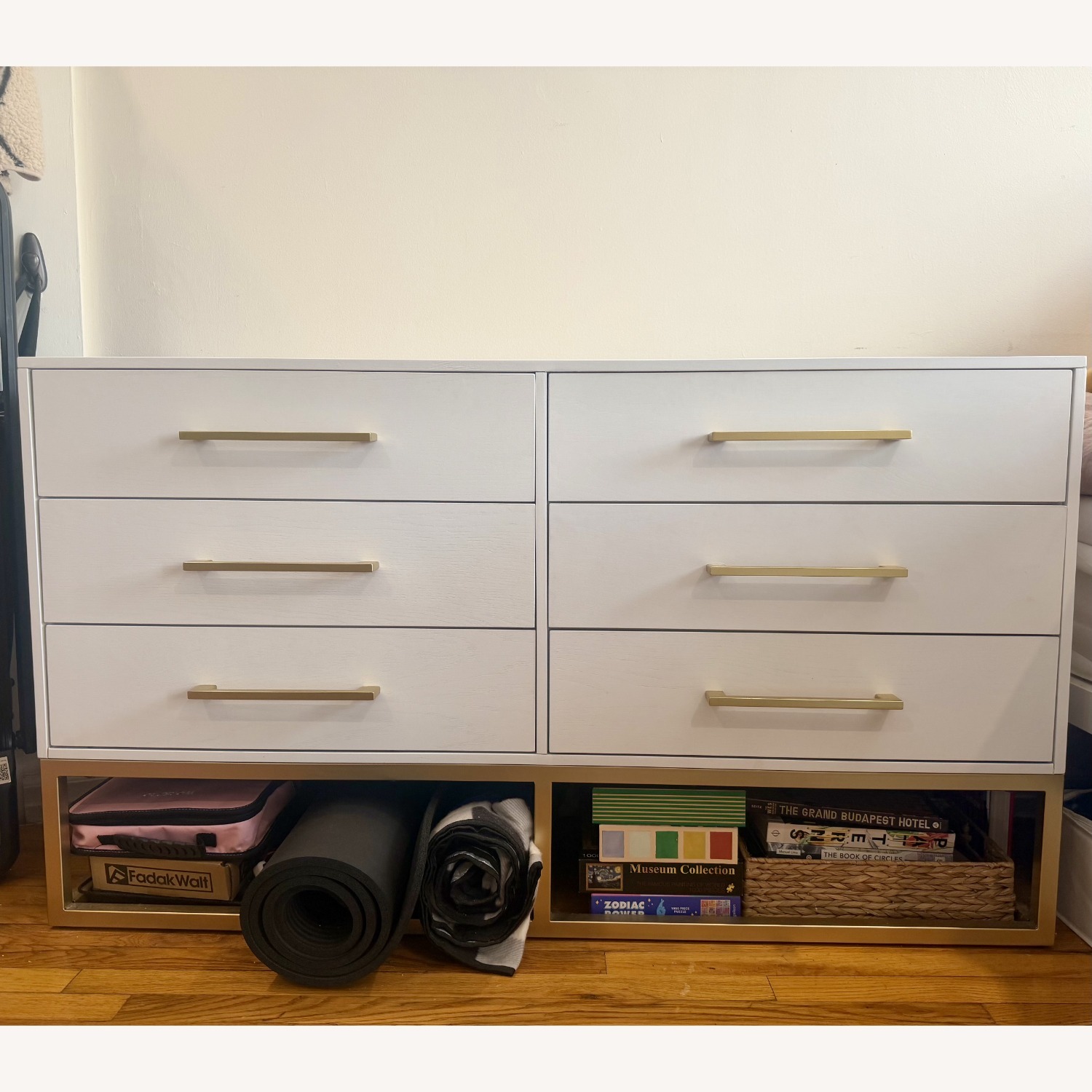 Safavieh Couture White & Gold Chic Dresser - image-1