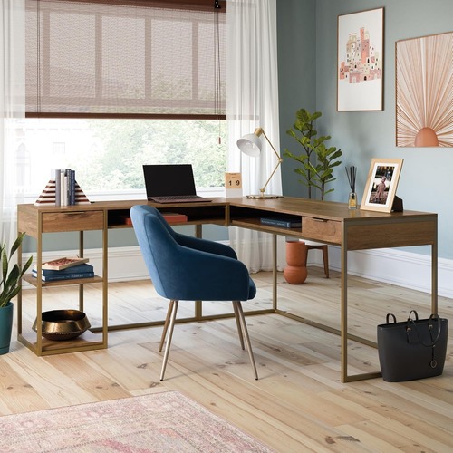 Used Sauder International Lux® Collection Wood Desk for sale on AptDeco
