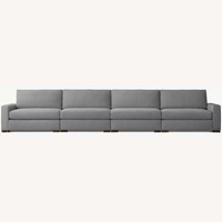 Restoration Hardware Dark Gray Maxwell Modular 4-Piece Sofa