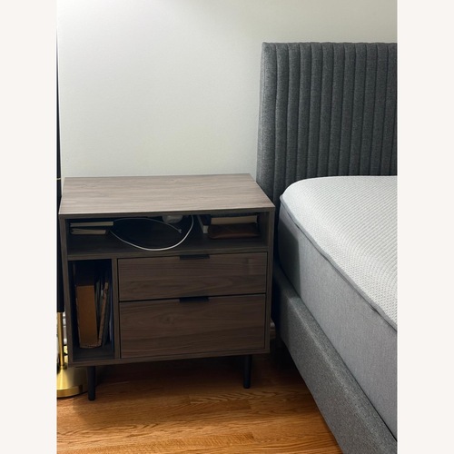 Used Wade Logan Aderita 2-Drawer Nightstand with Magazine Storage for sale on AptDeco