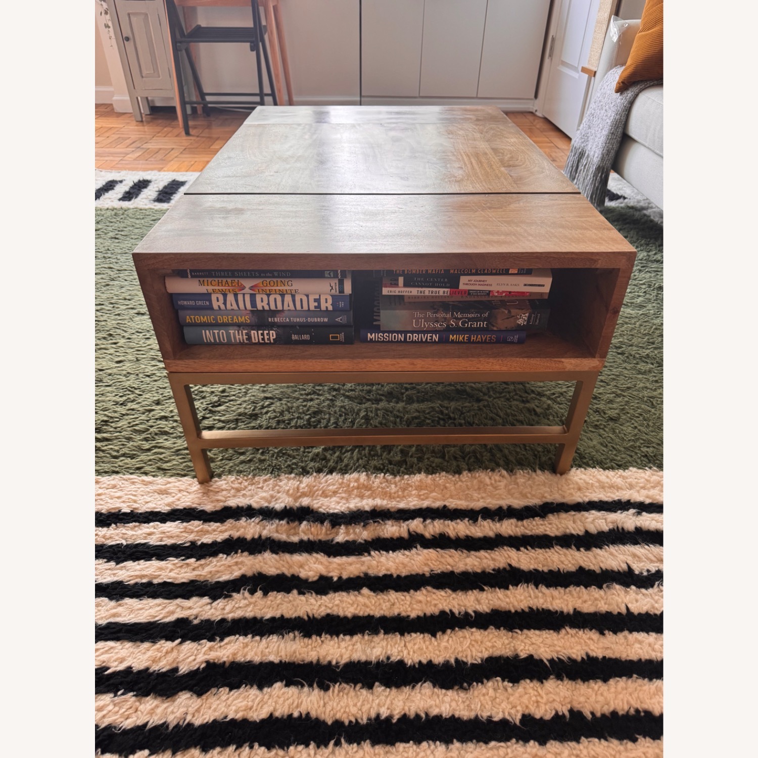 Joss & Main Rowley Natural Wood Coffee Table - image-1