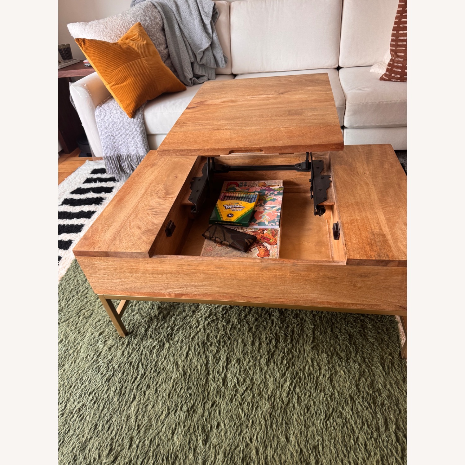 Joss & Main Rowley Natural Wood Coffee Table - image-2