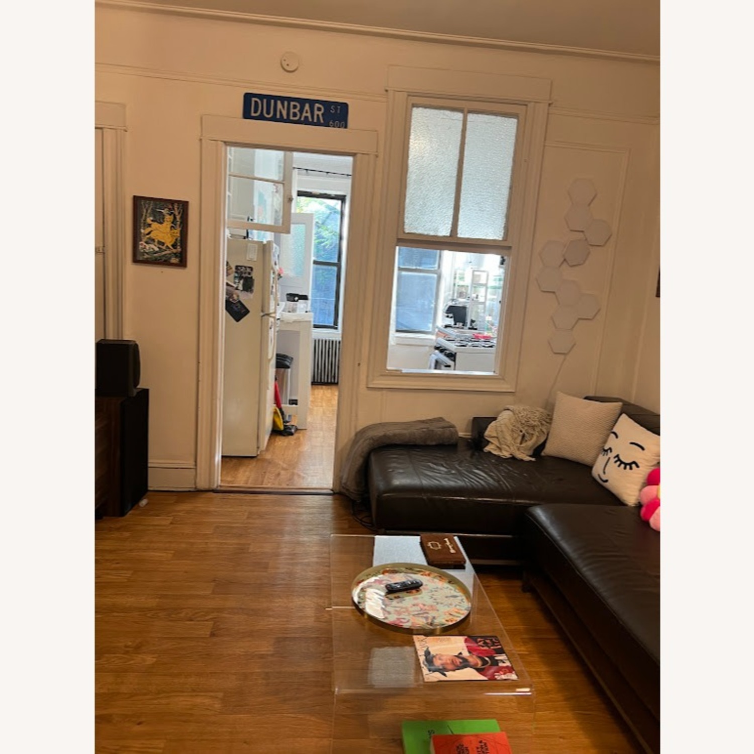 IKEA Kramfors Dark Brown Leather Sectional Sofa - image-11