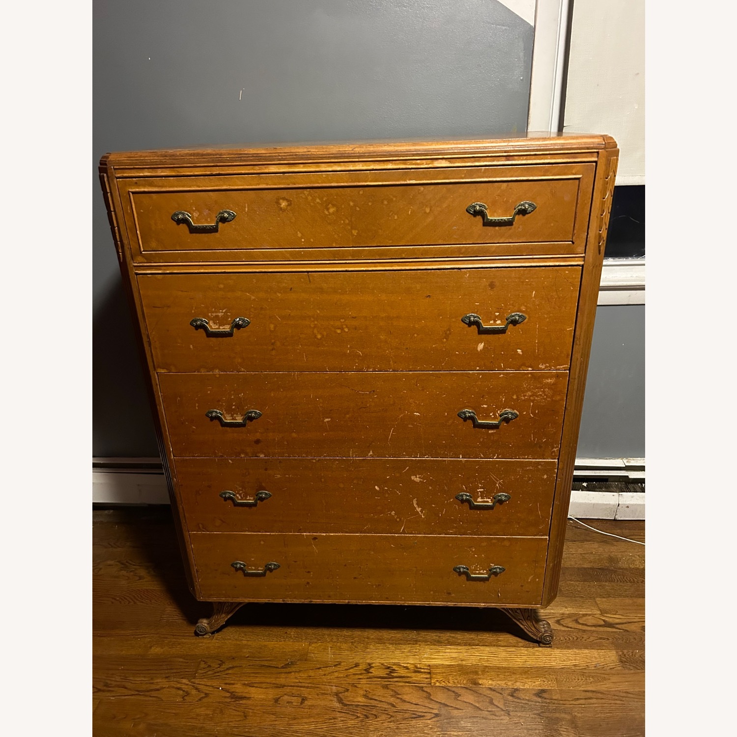 Rway Natural Wood Armoire - image-1