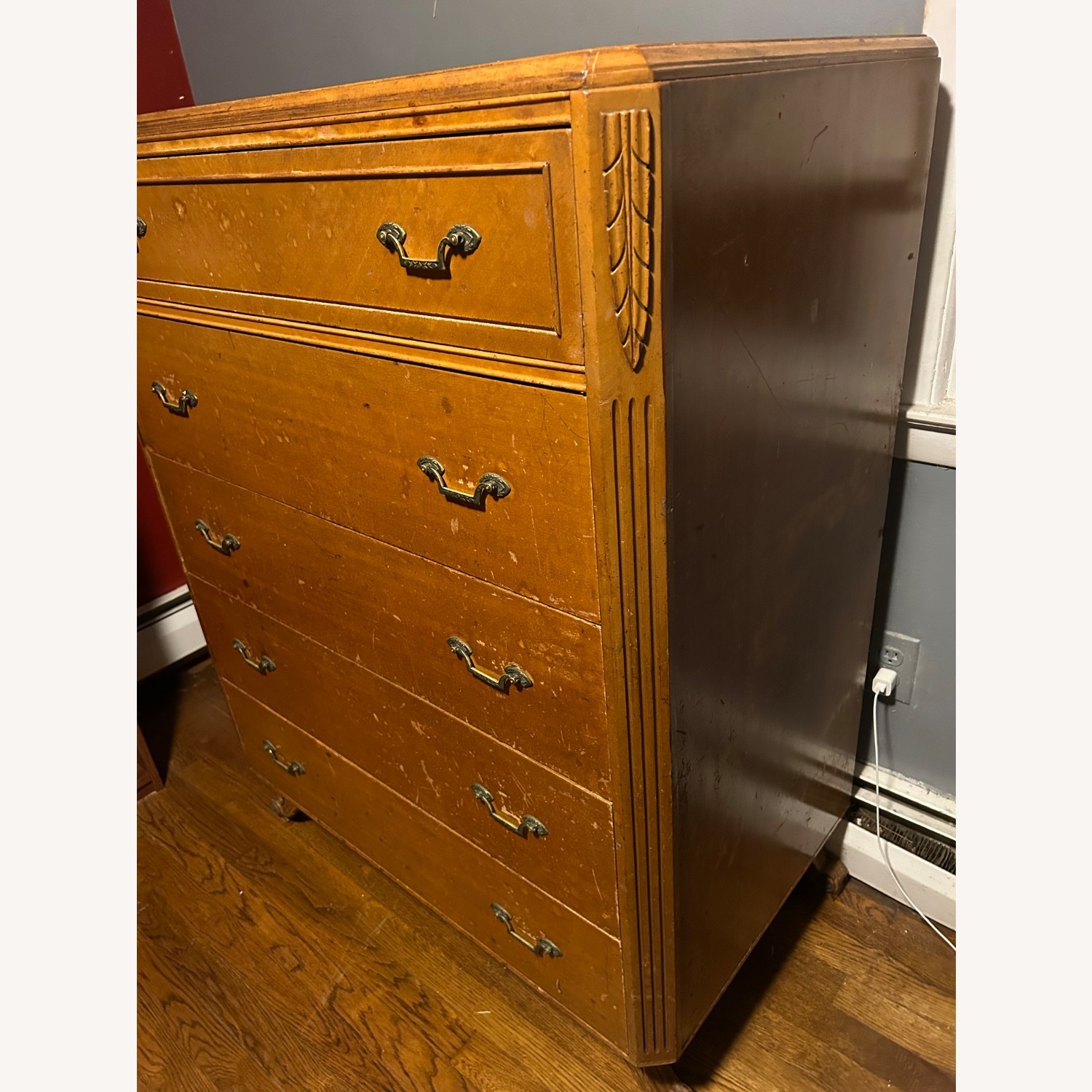 Rway Natural Wood Armoire - image-2