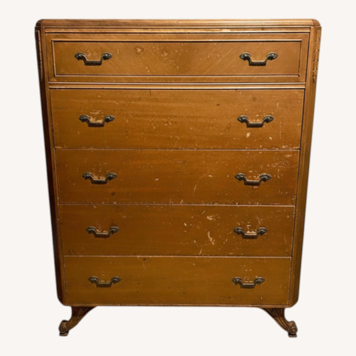 Used Rway Natural Wood Armoire for sale on AptDeco