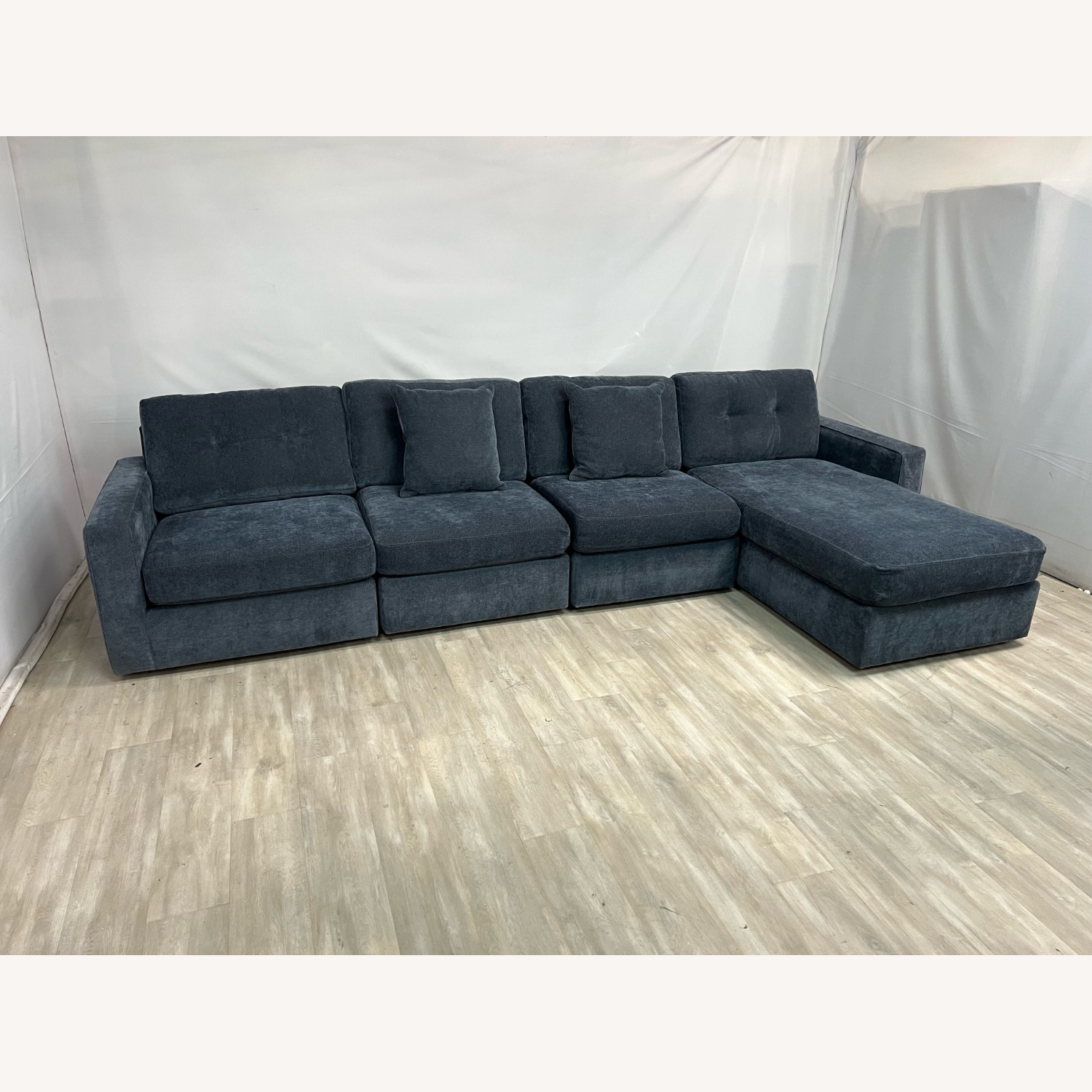 Raymour and Flanigan Modular Sectional and Chaise - image-2