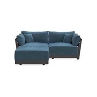 Inside Weather Bondi Blue Wood 2 Piece Sectional
