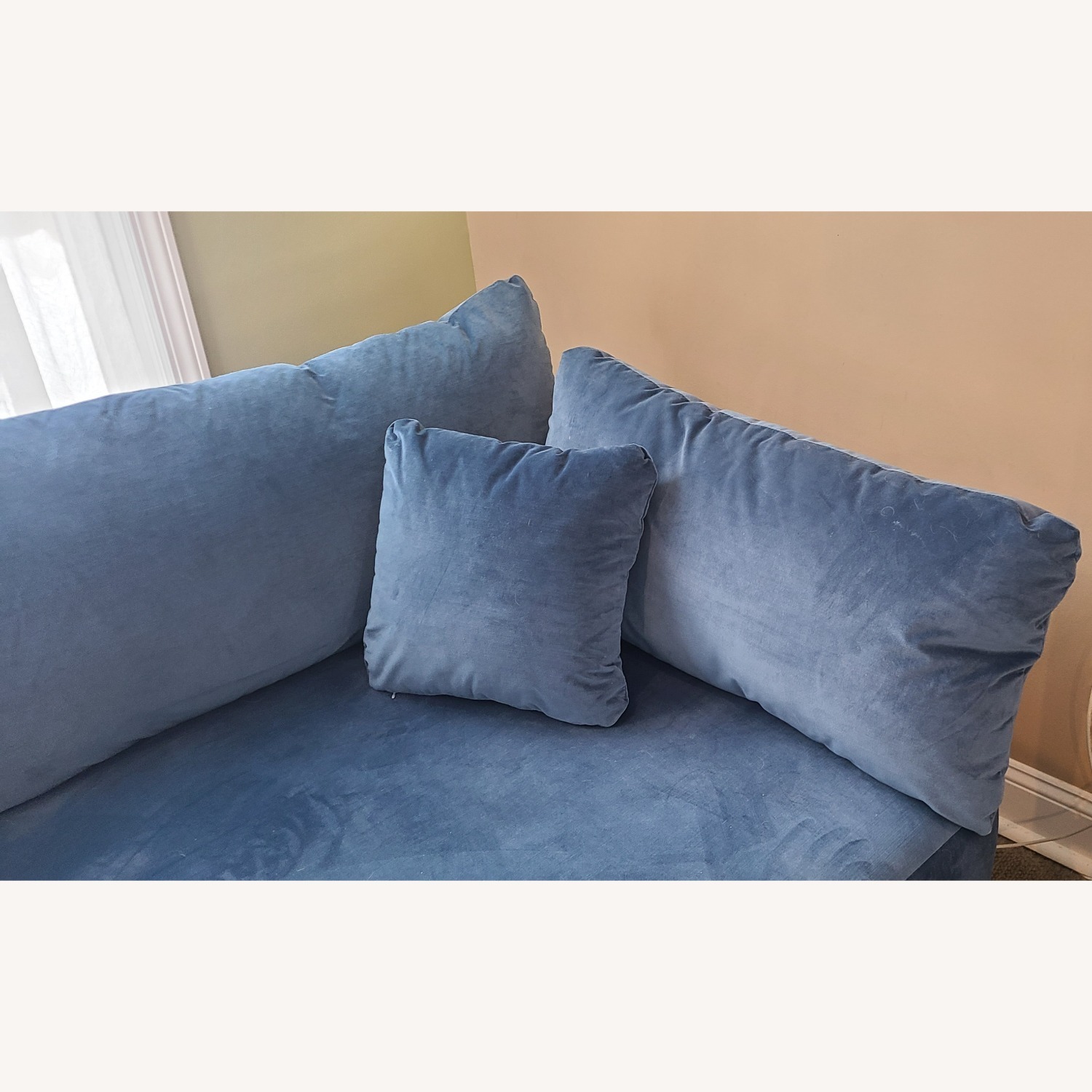 Inside Weather Bondi Blue Wood 2 Piece Sectional - image-4