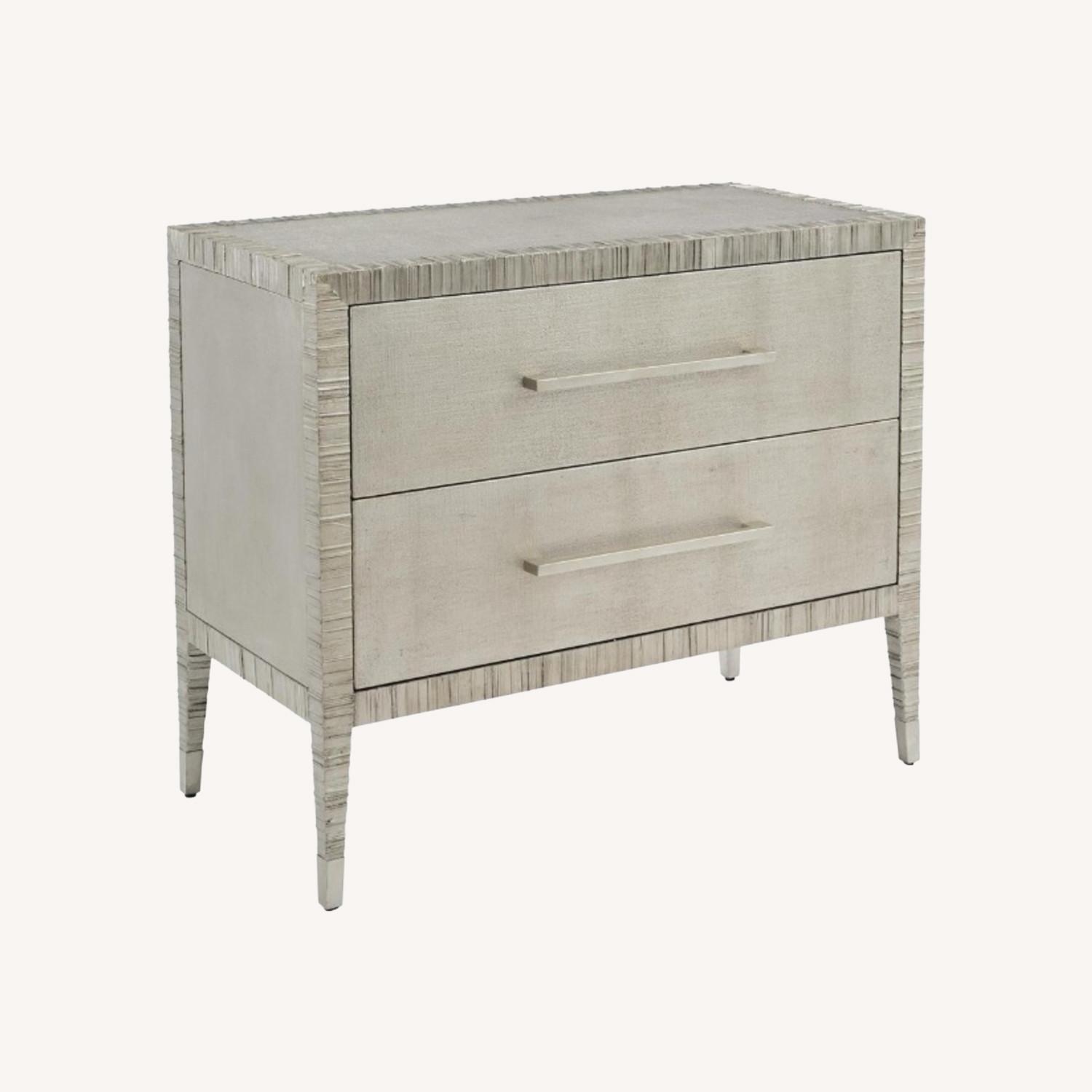 John Richard Carraway Silver Nightstand - image-0