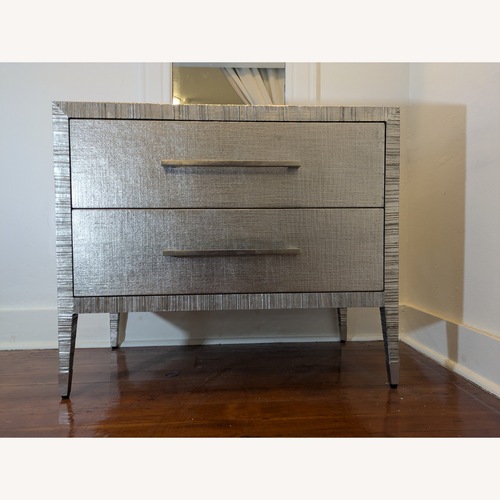 Used John Richard Carraway Silver Nightstand for sale on AptDeco
