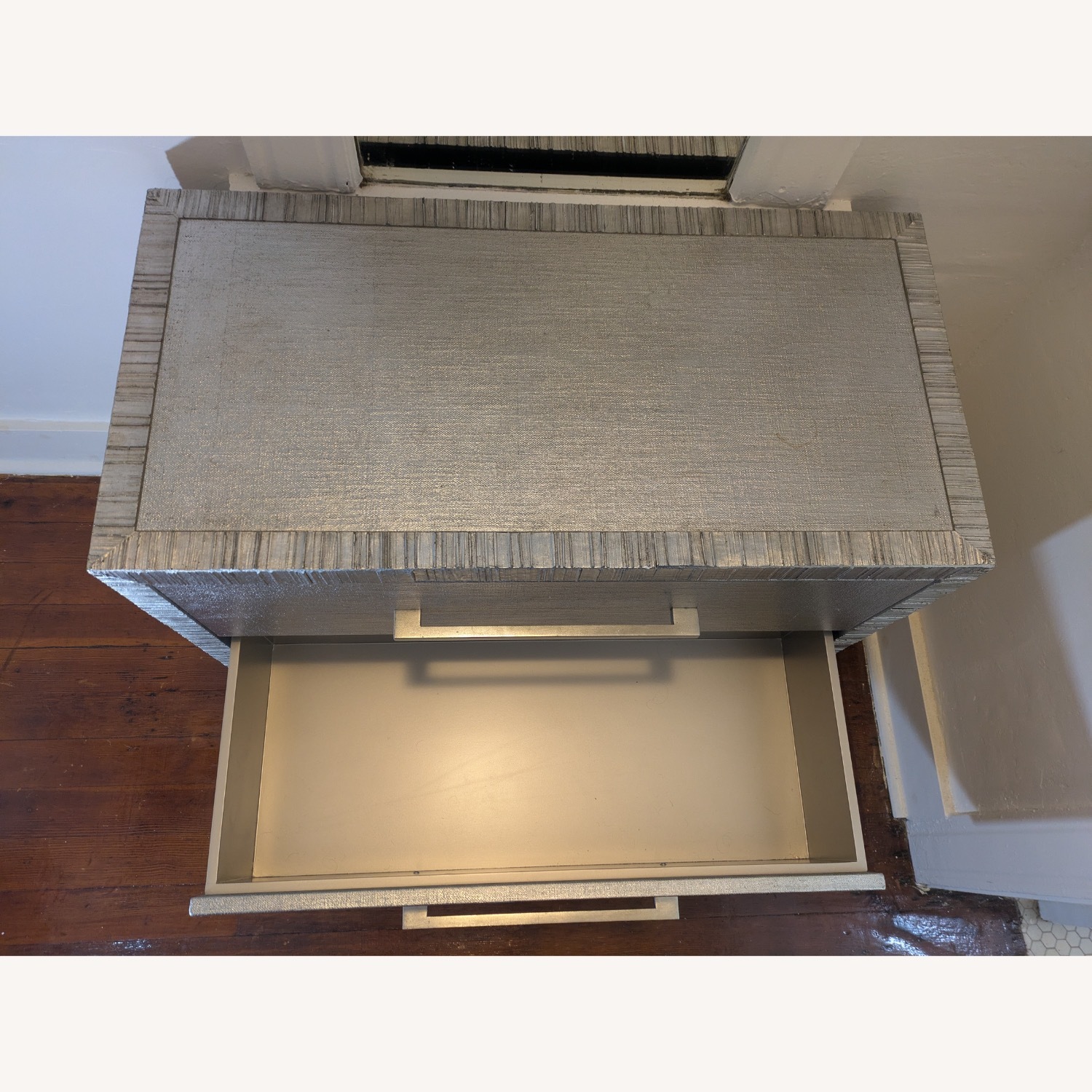 John Richard Carraway Silver Nightstand - image-3