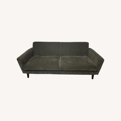 Used West Elm Oliver Sofa Green 2 Seater Sofa for sale on AptDeco