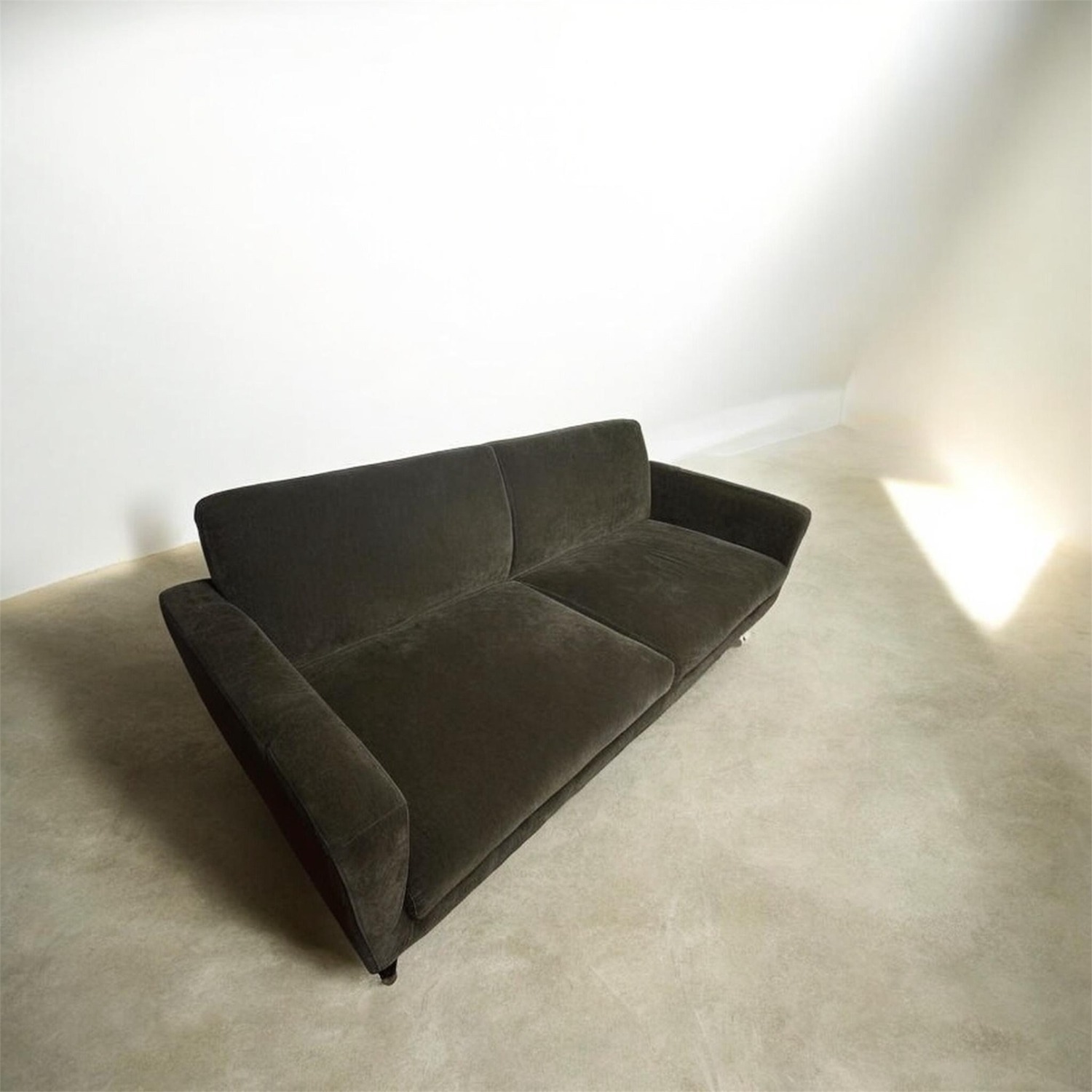 West Elm Oliver Sofa Green 2 Seater Sofa - image-3