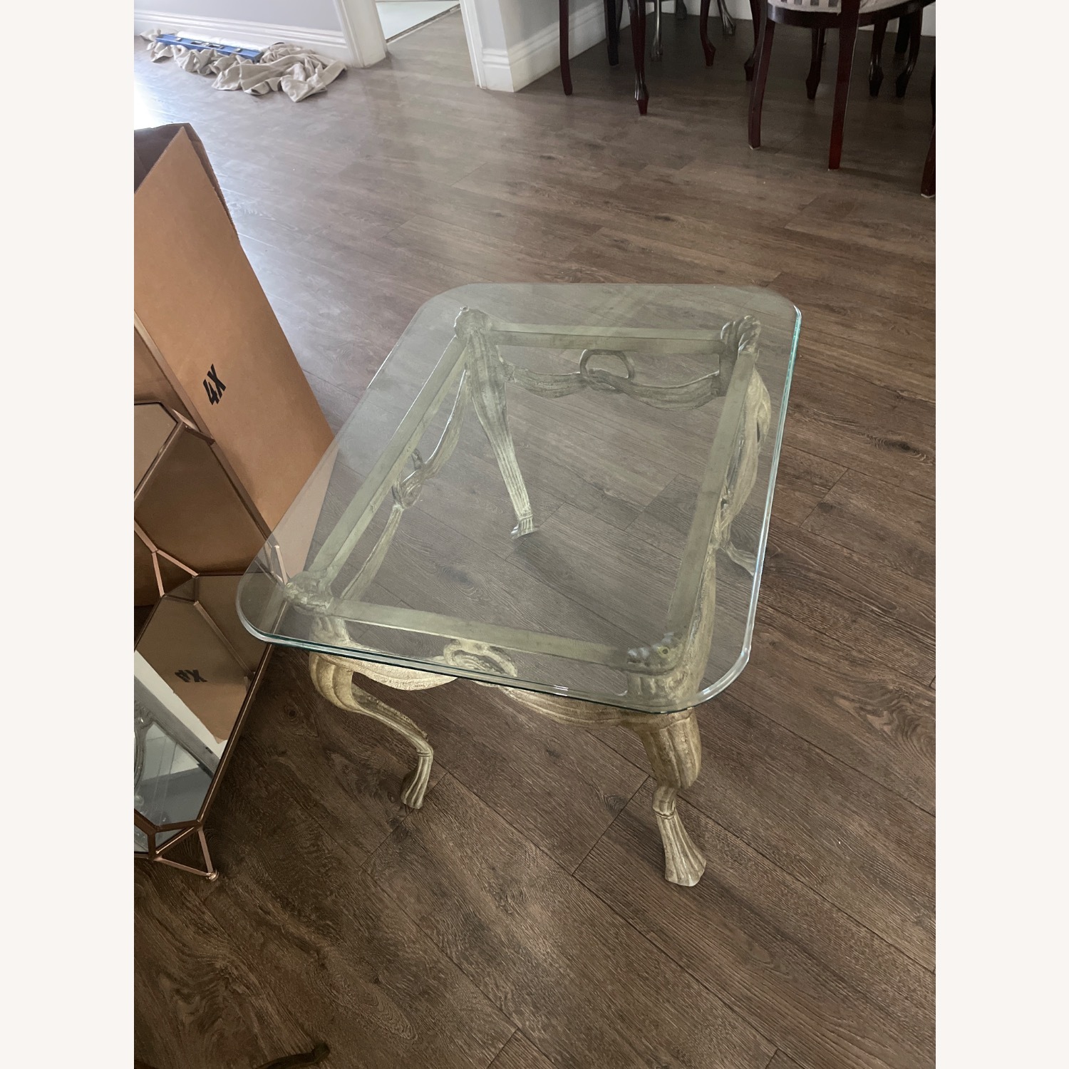 Contemporary Glass Side Table - image-2