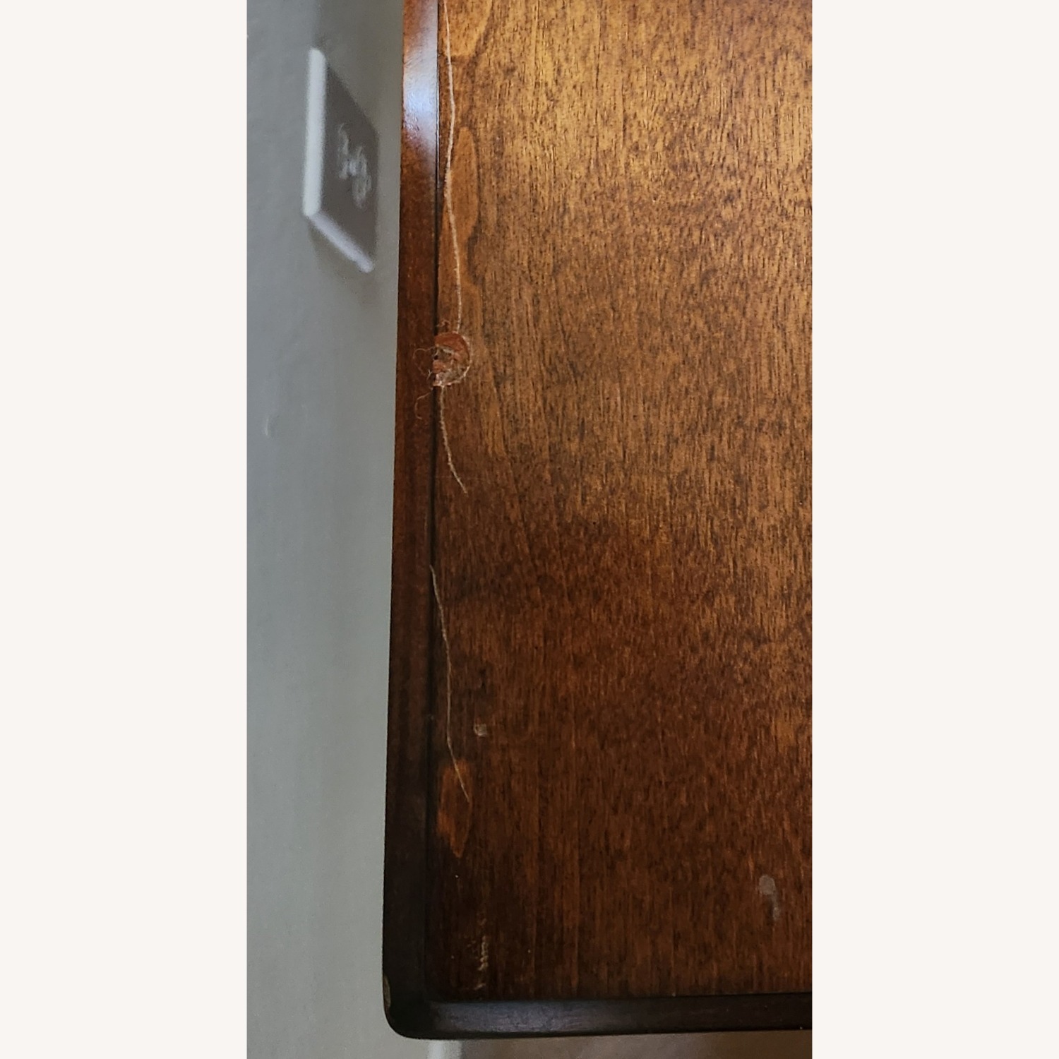 2 Piece Wood Desk With Attached Shelving Unit  - image-2