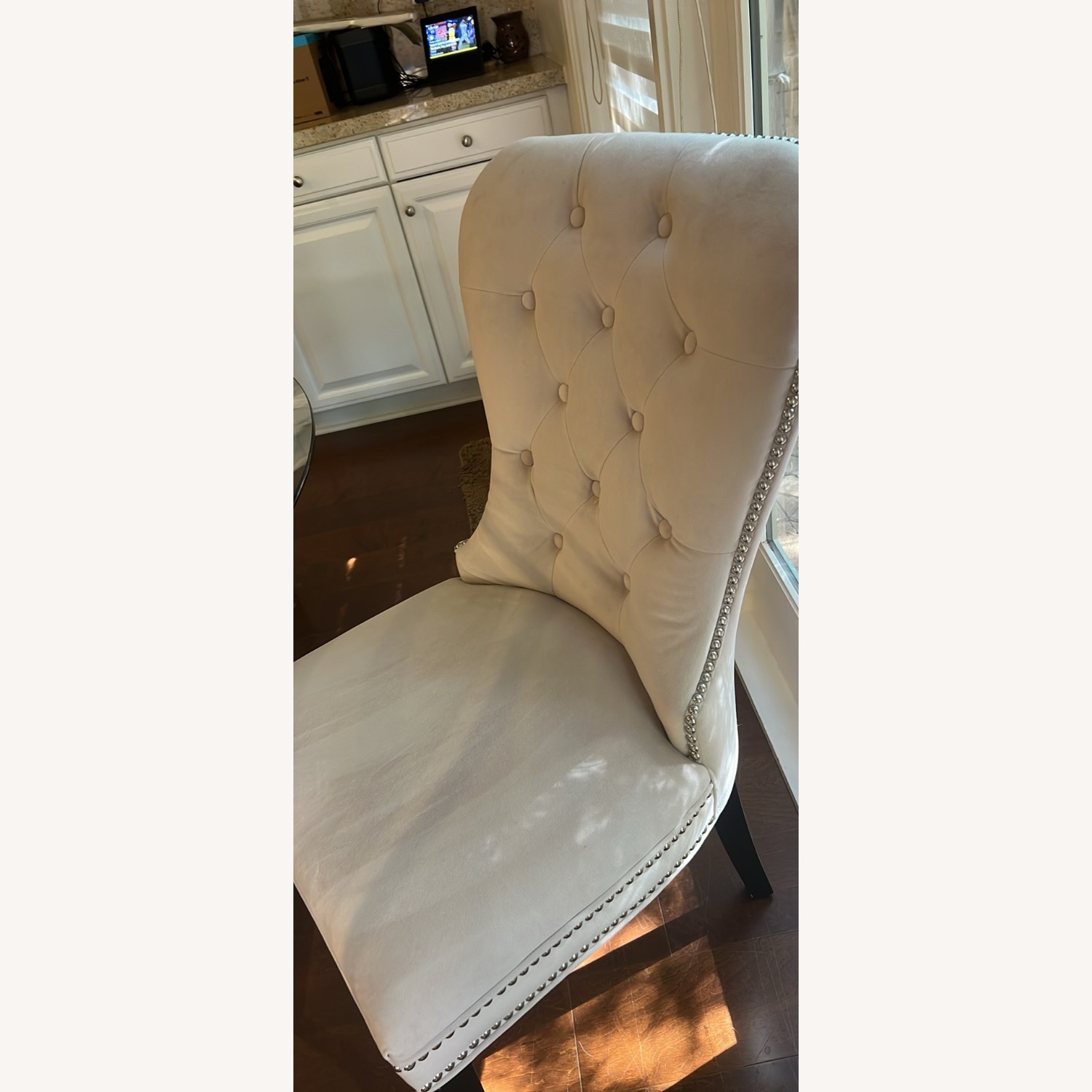 Z Gallerie Glass Dining Set - image-1