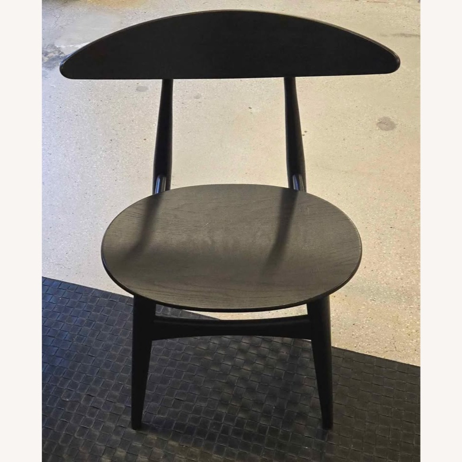 A pair CH33 Chair by Hans Wegner Black - image-2
