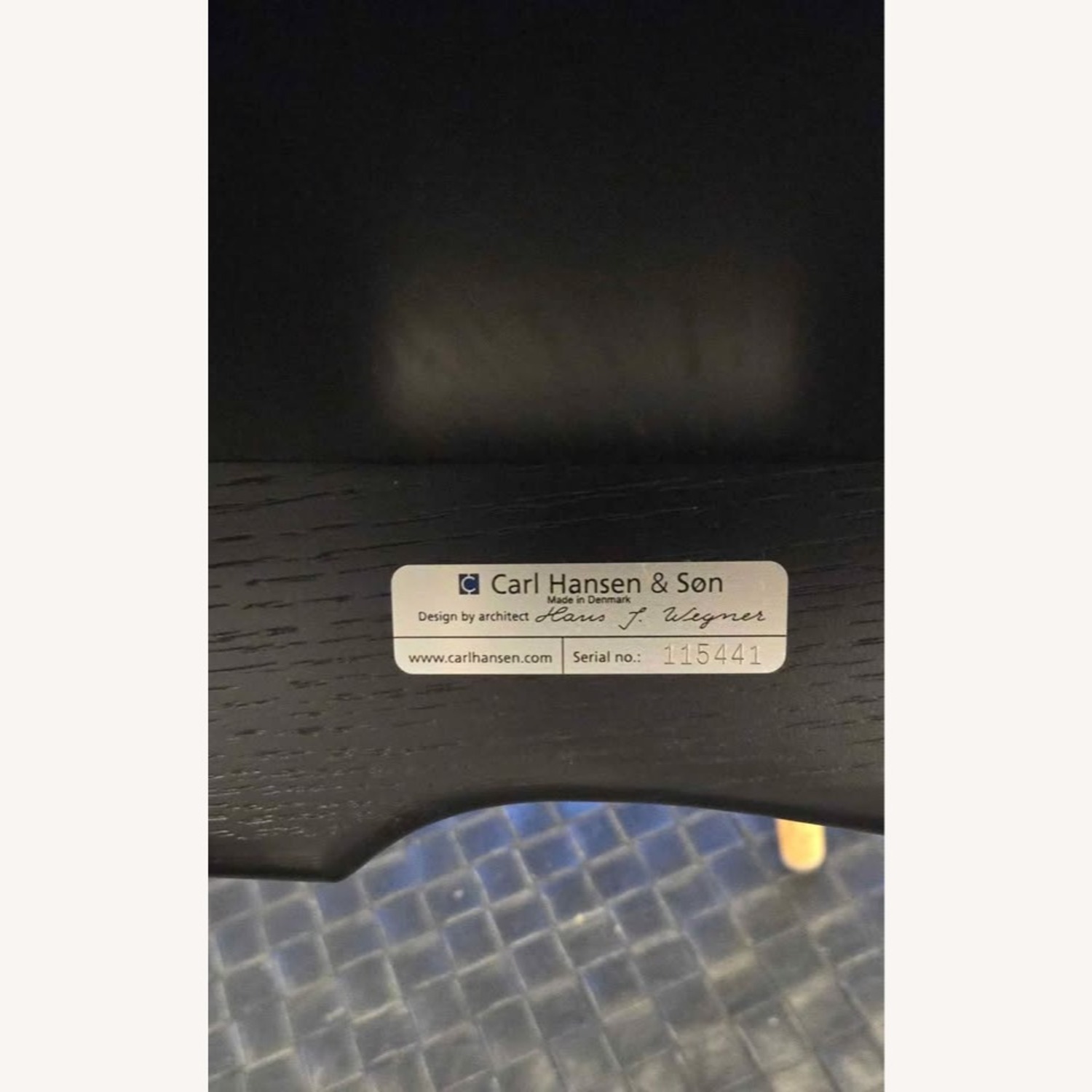 A pair CH33 Chair by Hans Wegner Black - image-4