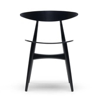 A pair CH33 Chair by Hans Wegner Black